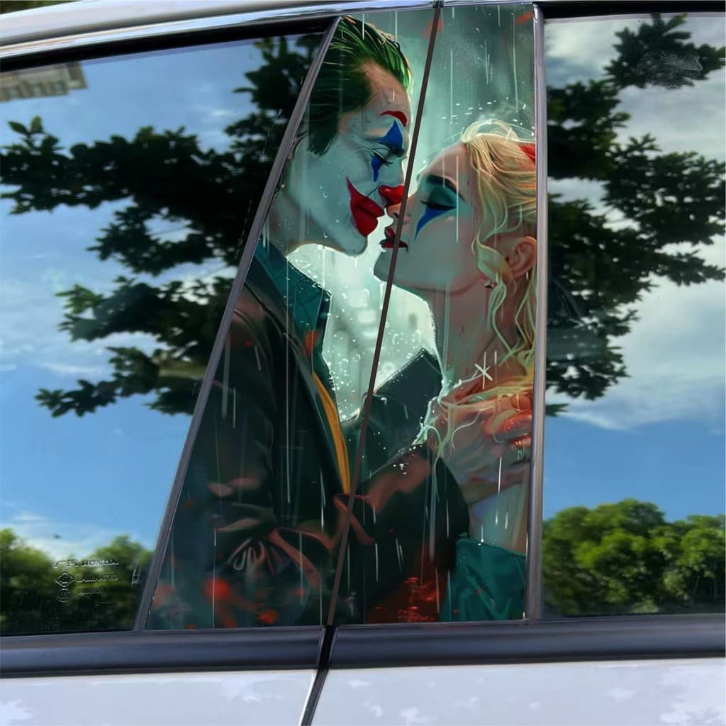Autocolante Coluna Centro Da Porta Do Carro Pilar Janela Média B C Coringa