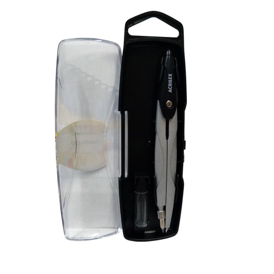 Kit de Compasso escolar Acrilex para atividades escolares (unidade)
