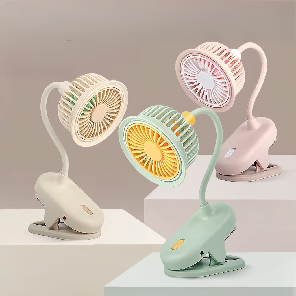 Mini Ventilador Portátil De mesa com bateria recarregável