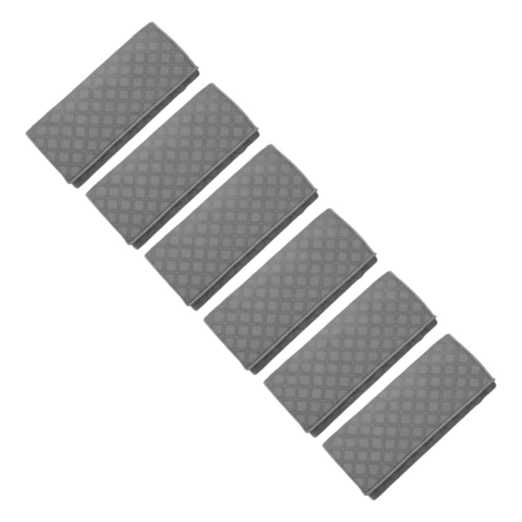 Kit 6 Tapete De Louça Escorredor Aparador Secagem Rápida Alta Absorção Design Funcional Gourmet Cozinha