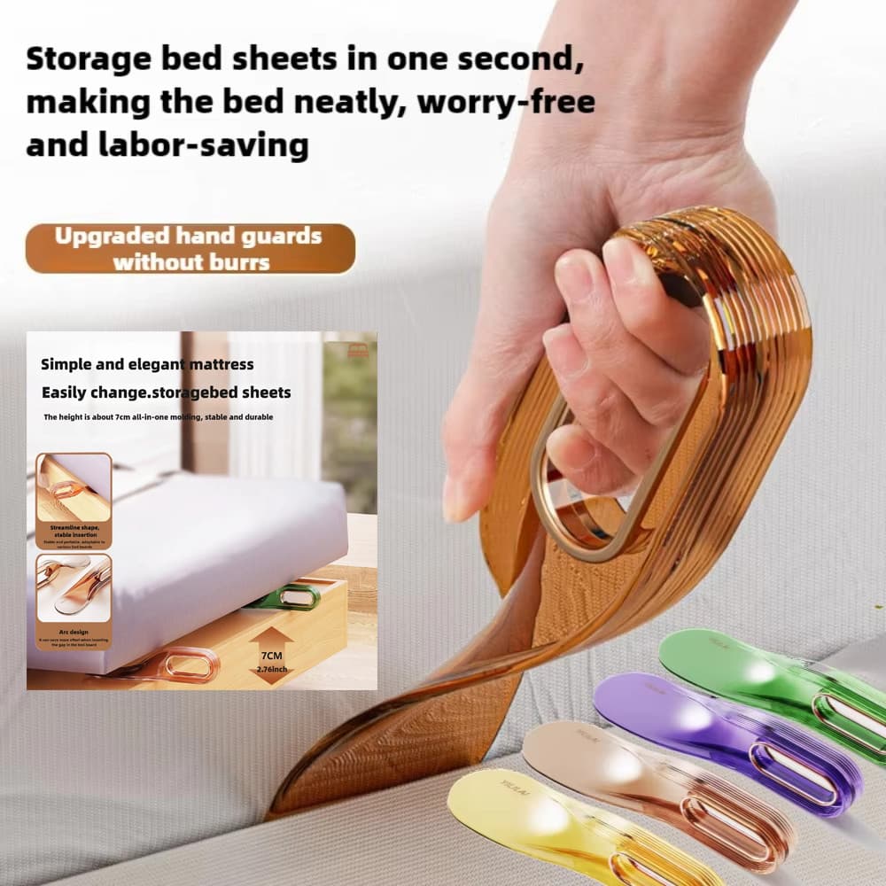 2 Pçs 2 Em 1 Folha De Cama Organizador Colchão Levantador Acabamento Lençóis Planos Mudança Ajudante Ergonômico Penggang