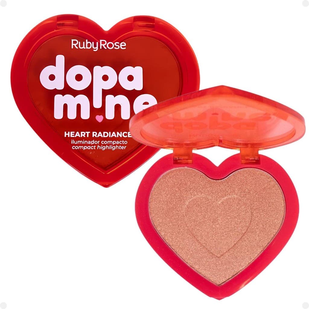 Iluminador Ruby Rose Dopamine Heart Radiance Beloved Glow Hb-f1603-4