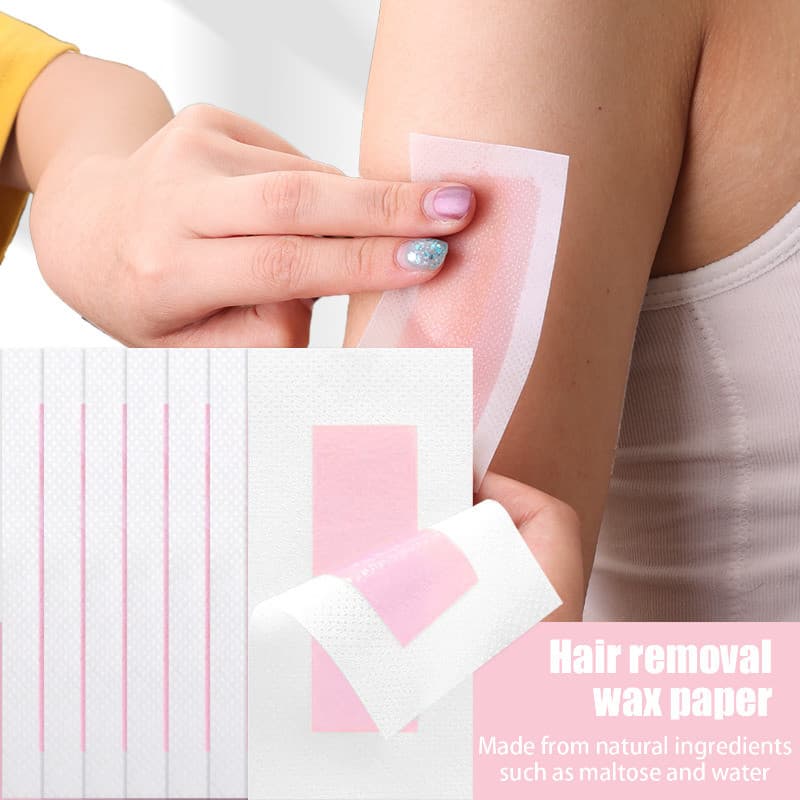 5/15 Folhas De Tiras De Cera Descartáveis Para Remoção De Pelos-Adesivos Corporais E Axilas-Papel Indolor-Remendo Adesiv