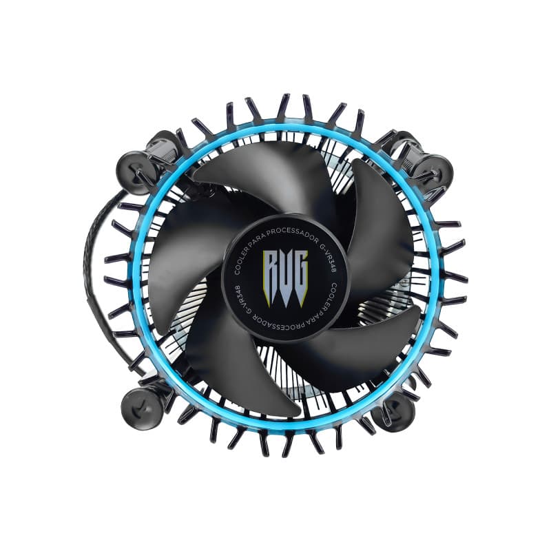 Cooler Processador CPU 4 Pinos Compatível Intel 80mm 2500rpm Revenger G-VR348