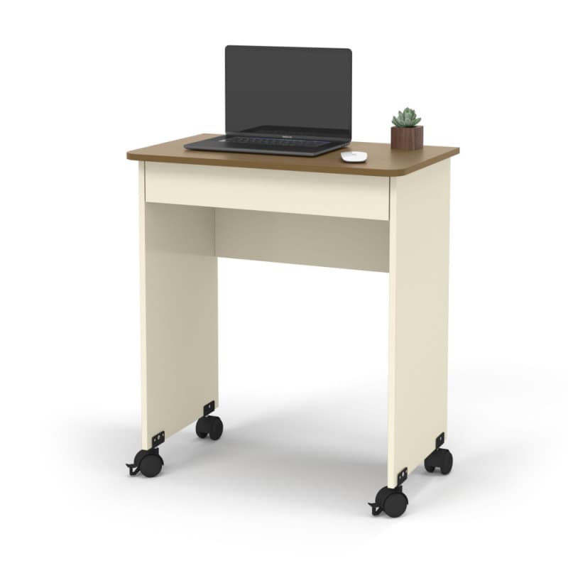 Mesa Escrivaninha Compact Not Escritorio Home 0,70 Off White Freijo -  Decora Móveis Online