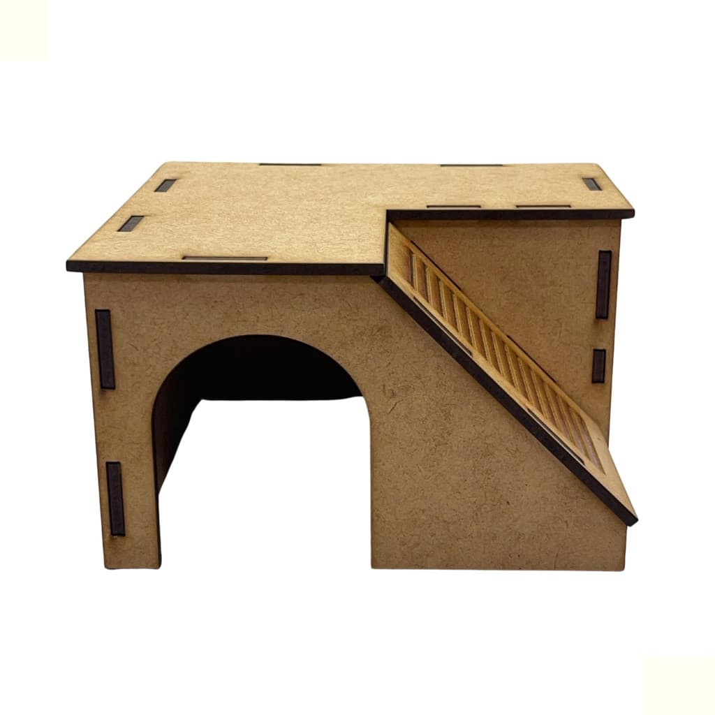 Toca Casa Para Hamster Brinquedo Esconderijo Roedores Em Mdf