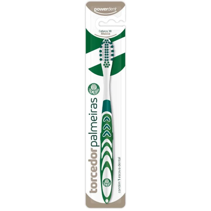 ESCOVA DENTAL POWERDENT PALMEIRAS MACIA