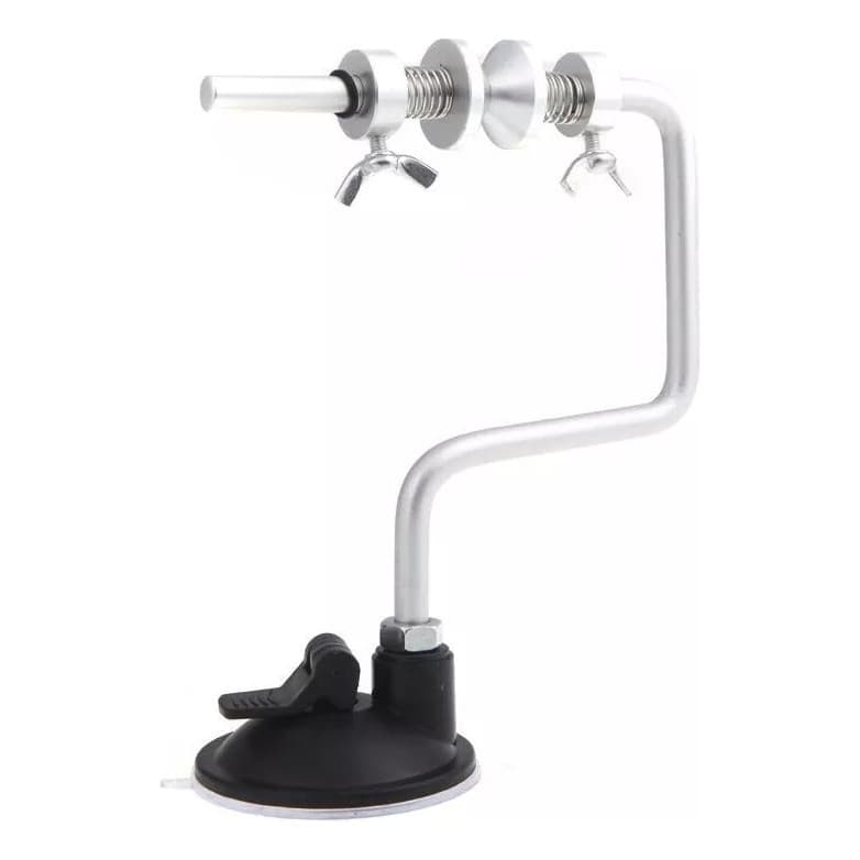 Suporte com Ventosa Enrolador de Linha horizontal  Pesca Tensionado Carretilha Molinete Bancada Ajustável Portátil