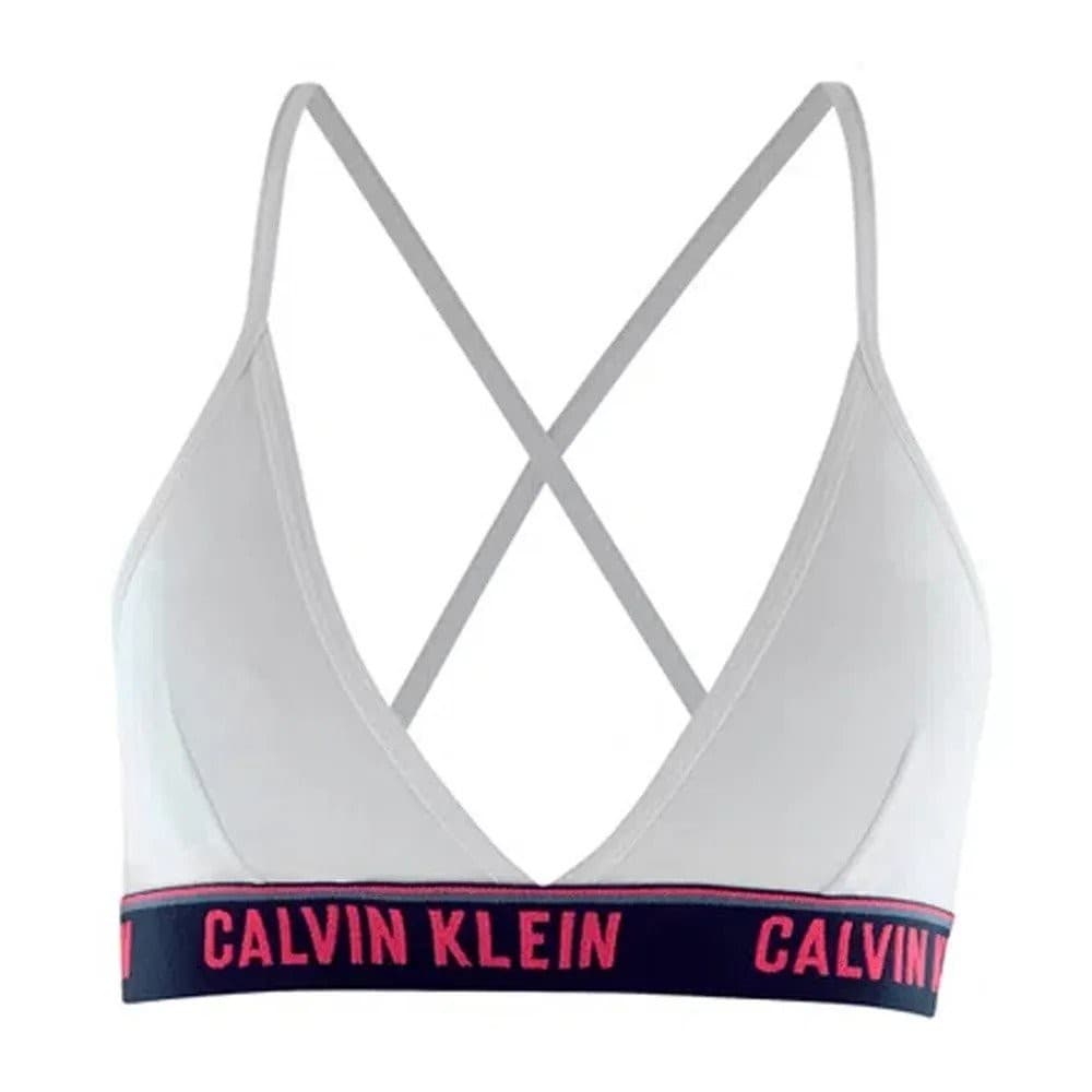 Top Calvin Klein Triângulo Cotton Branco