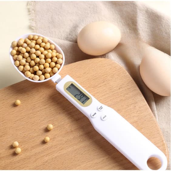 Colher De Medição Colorida Até500g/0.1G Com Display Lcd Para Digital Balança De Peso De Cozinha