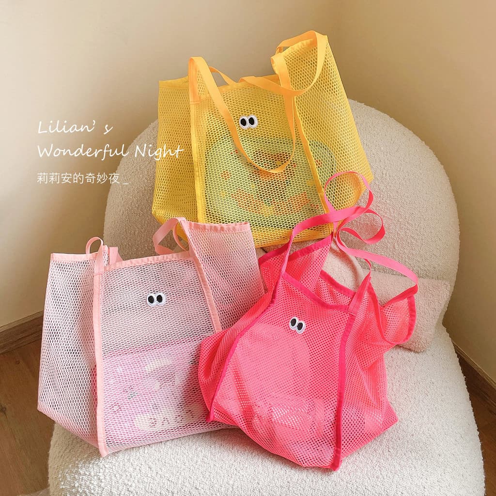 Bolsa mensageiro de olho de ervilhas com alça fina, estilo coreano simples, bolsa de mão de grande capacidade, passeio d