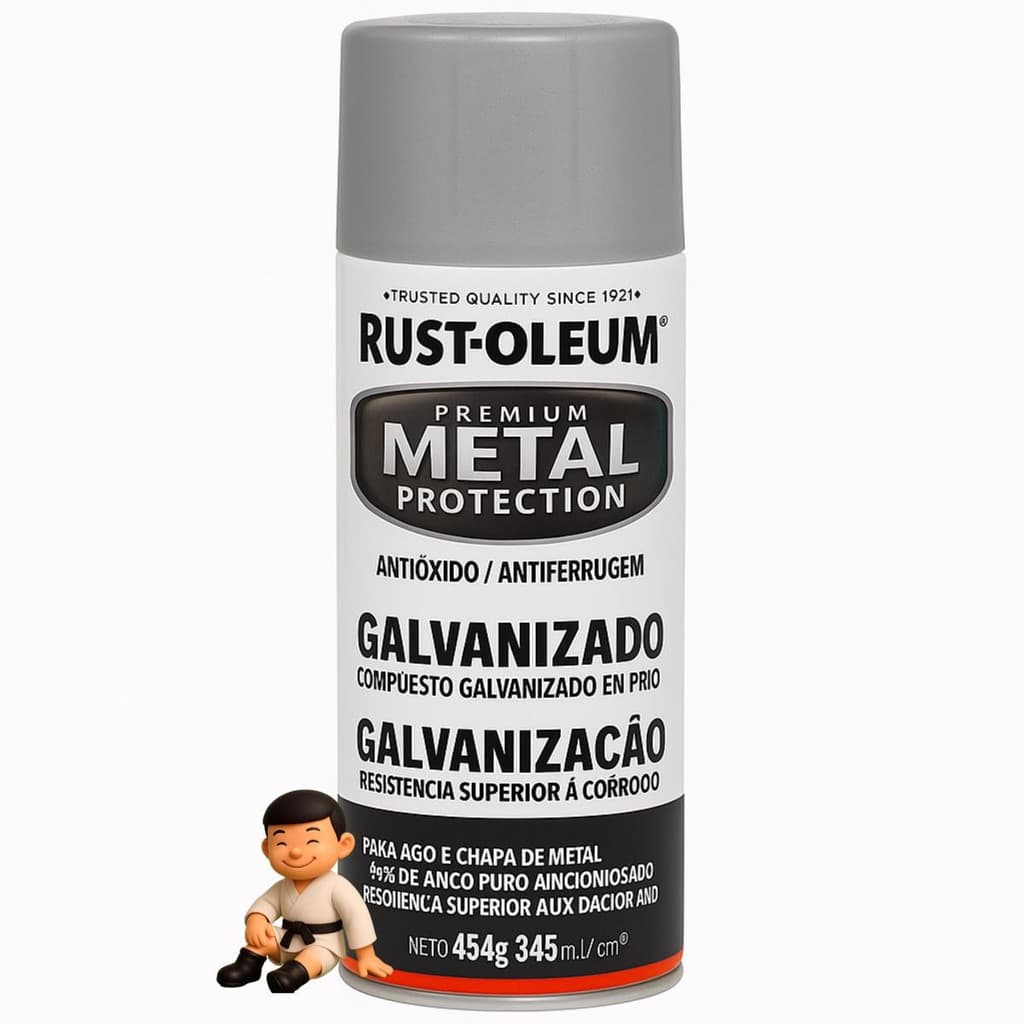 TINTA GALVANIZADO CINZA RUST OLEUM METAL PROTECTION