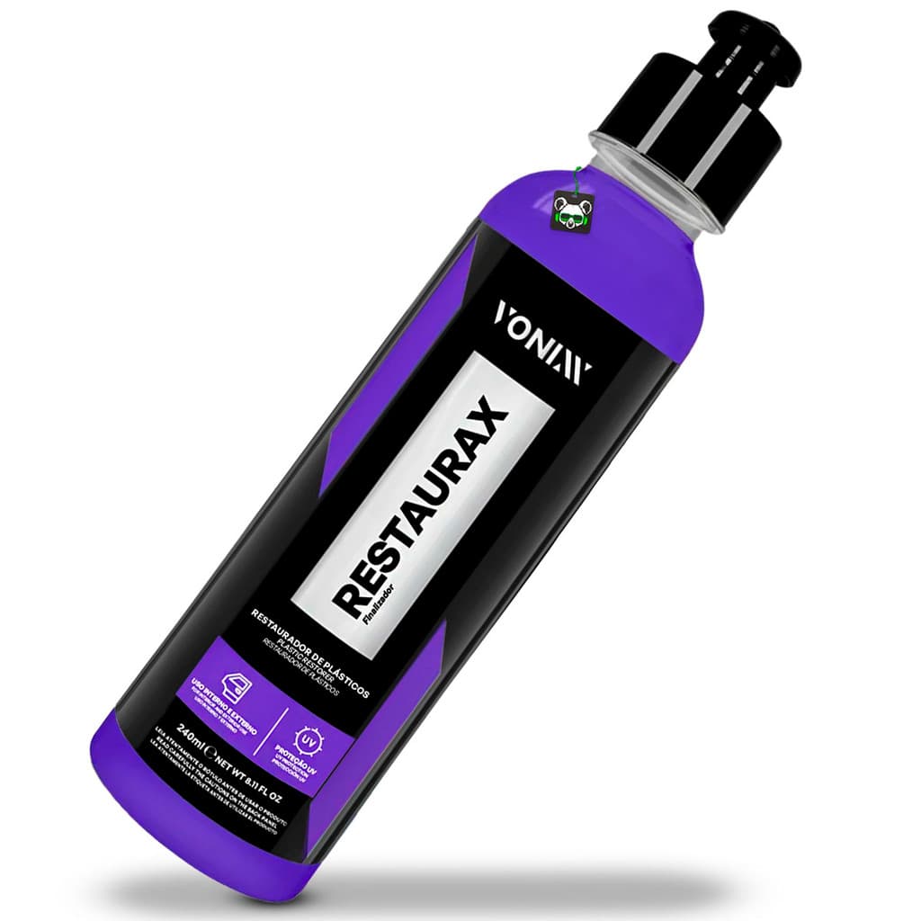 Restaurador De Plásticos Automotivos Restaurax 240ml Vonixx