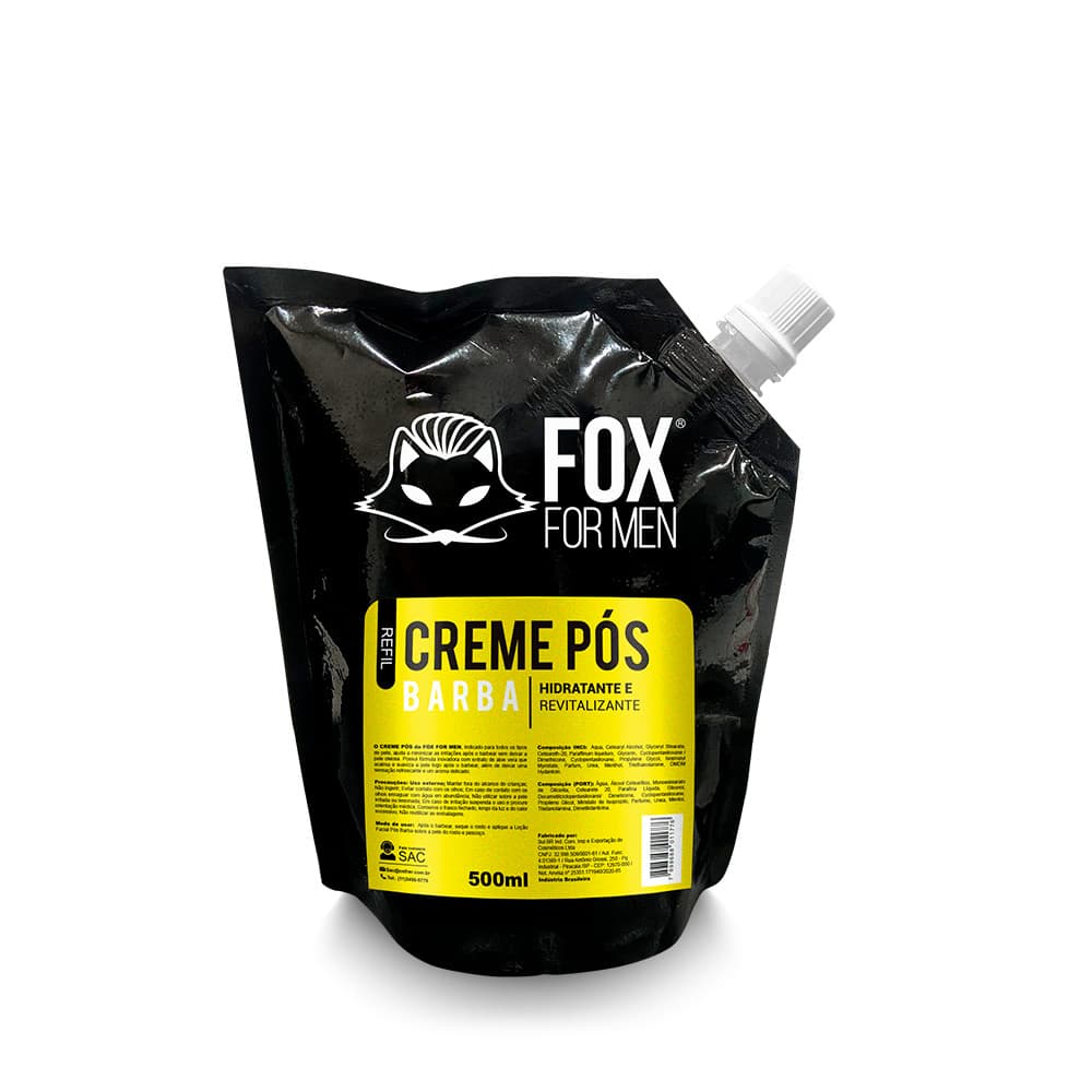 COMBO REFIS BARBOTERAPIA SHAVING GEL - FOX FOR MEN