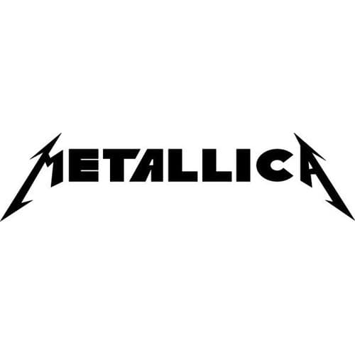 Adesivo Metallica - Várias Cores - Alta Qualidade