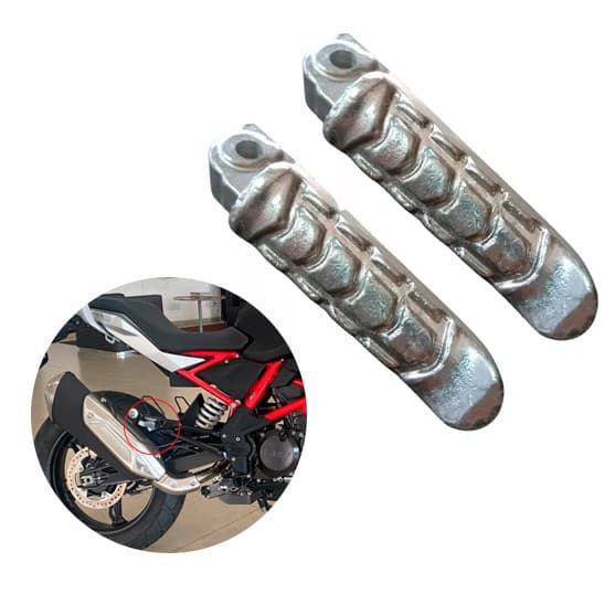 Pedaleira Traseira BMW GS 310 com Trava / Mod. Original