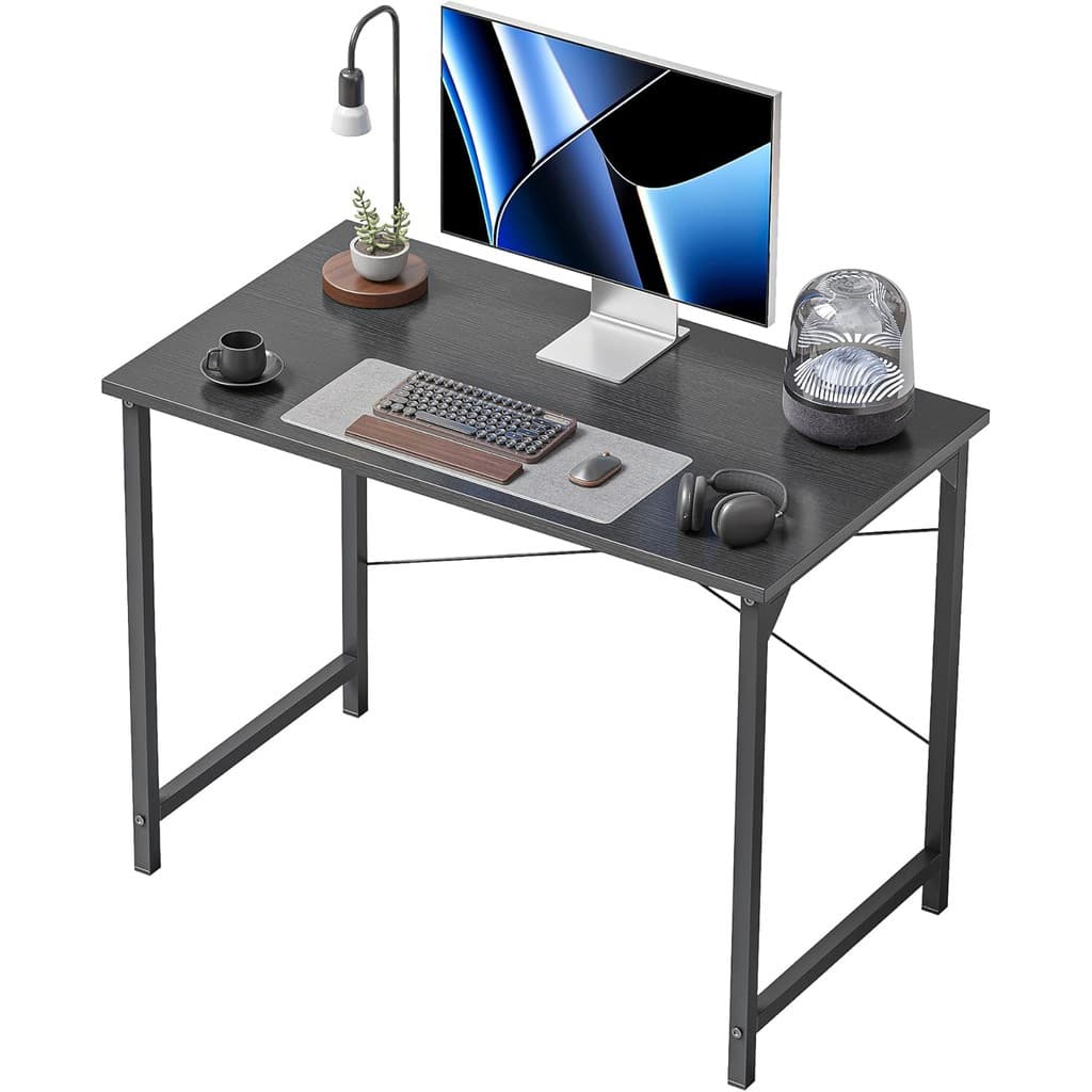 Escrivaninha Mesa Multiuso Escritorio Preta 70X40 cm MDF Home Office Quarto Moderna Qualidade