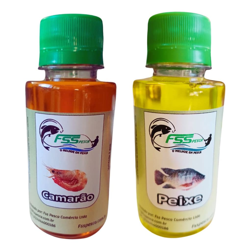 2 Atrativo Essência Pesca Peixe Camarão Para Massas E Iscas
