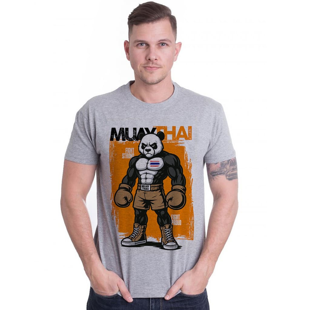 Camiseta Camisa Masculina Muay Thai Lutador MMA Luta Blusas Roupas T-shirts