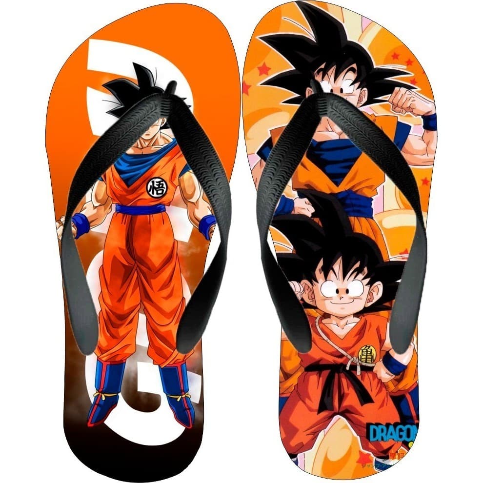 Chinelo Do Goku De Dragon Ball Infantil E Adulto