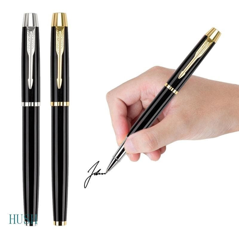 HUS Business Pen Caneta Gel Metal Recarregável Para Casamento