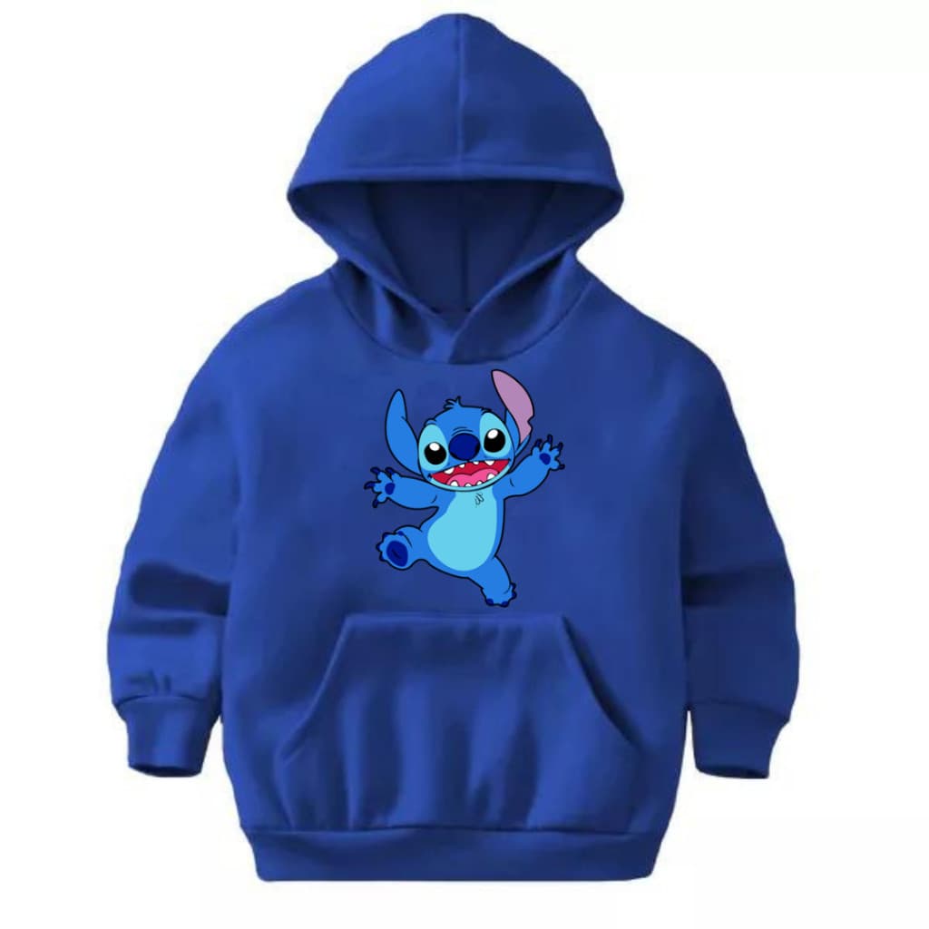 Moletom Infantil Stitch Kids Premium Canguru Promoção Envio Imediato