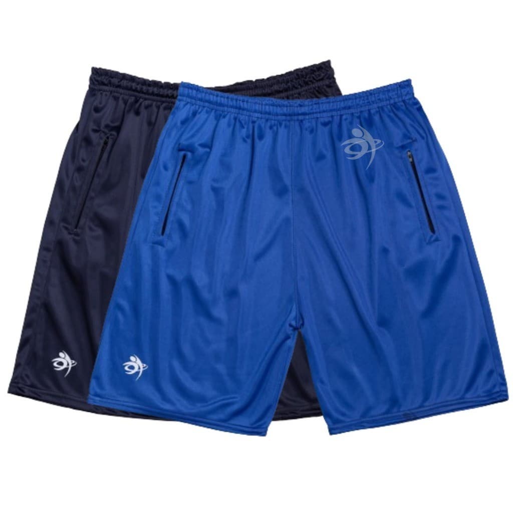 kit-Conjunto 2 Bermuda Short Dry Fit Refletivo Com Zíper Masculina Casual Treino Academia EspoRTES