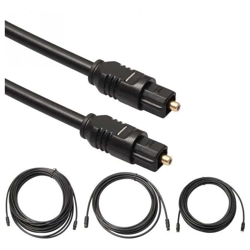 cabo extensão 20 Metros  Fibra Ótica Áudio Óptico Digital Toslink com conectores adaptadores