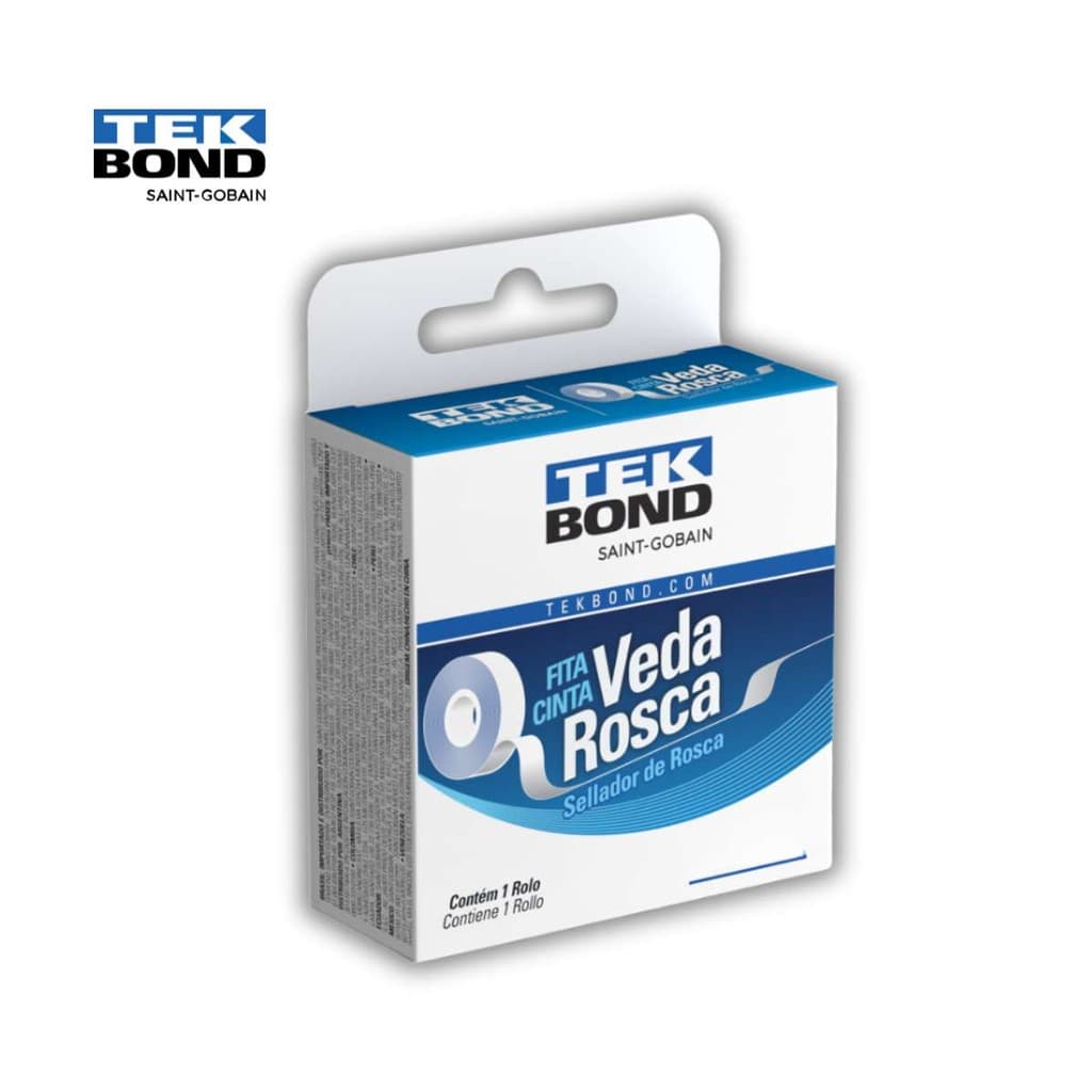 Fita Veda Rosca 18mm x 50m Tekbond