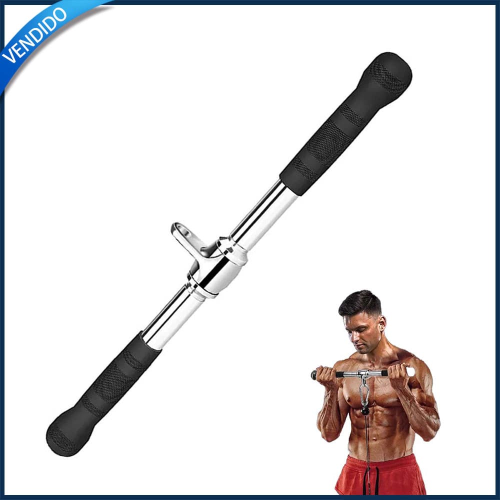 Barra reta de tensão sólida galvanizada Fitness Barra de puxar para baixo Barra de puxar para trás Barra para tríceps