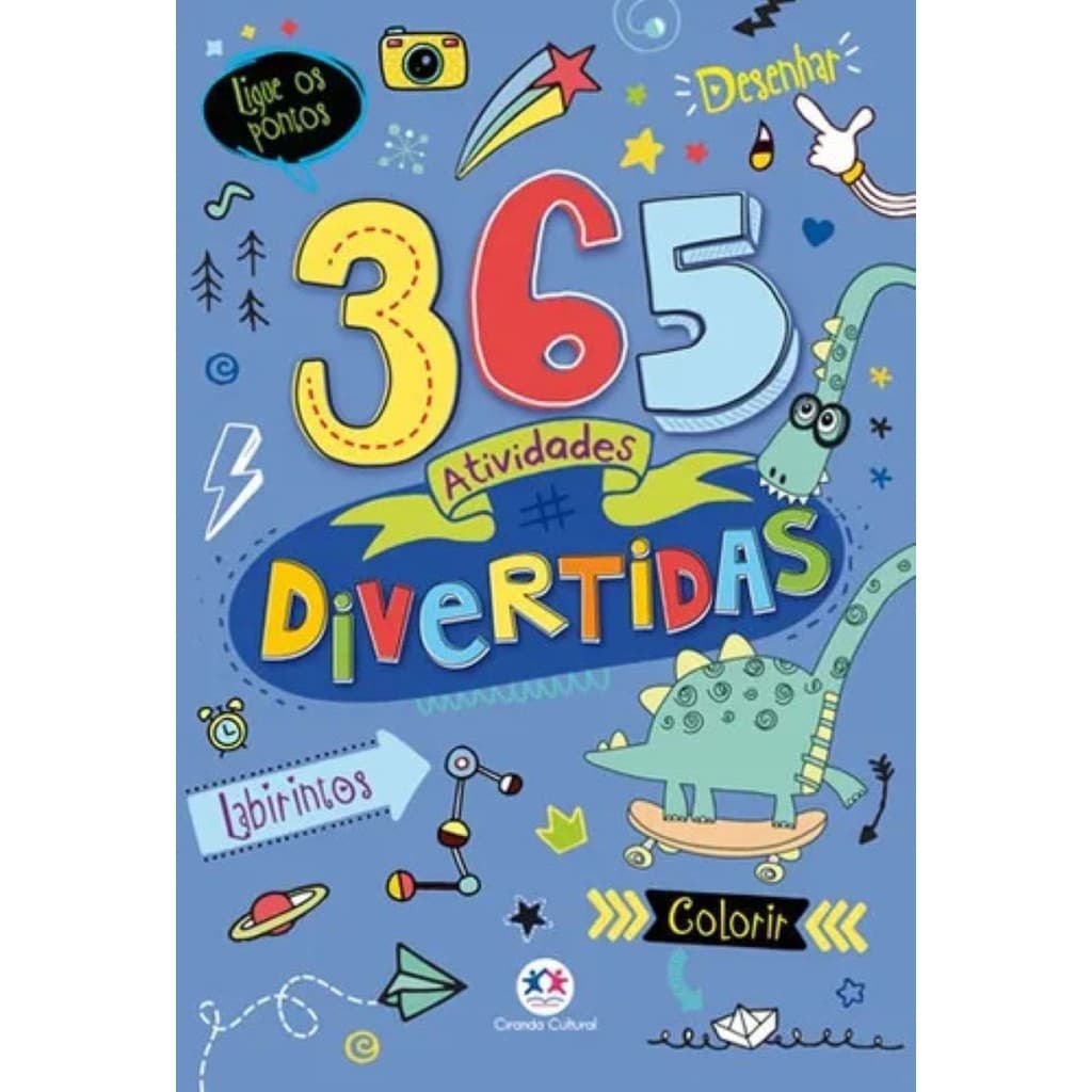 Livro infantil com 365 atividades divertidas