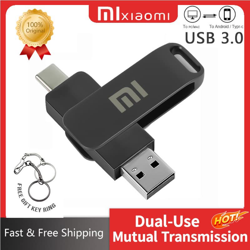 Xiaomi 16TB USB 3.0 De Alta Velocidade 8TB 4TB 2TB 1TB Transferência De Metal Cartão De Armazenamento SSD Pen Drive