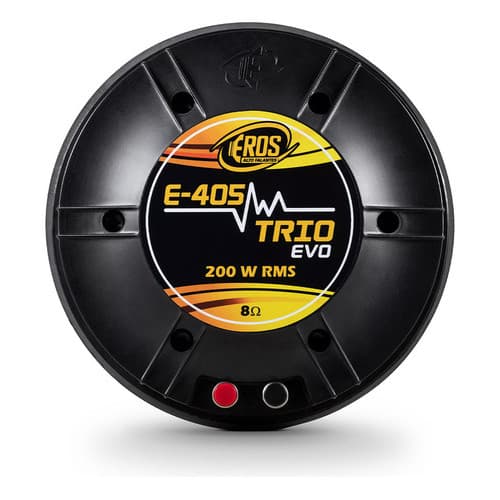 Eros E 405 Trio Evo Driver Fenólico 200 Watts 8 Ohms Preto