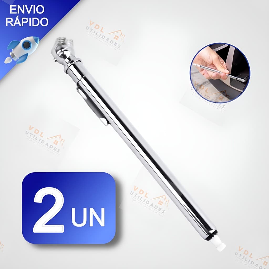Calibrador de Pneus Medidor de Pressão Em Libras Tipo Caneta