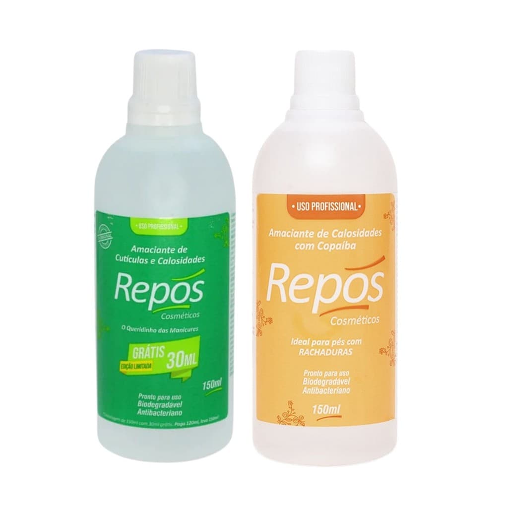 KIT SPA DOS PÉS AMOLECEDOR DE CUTÍCULAS E CALOSIDADES REPOS