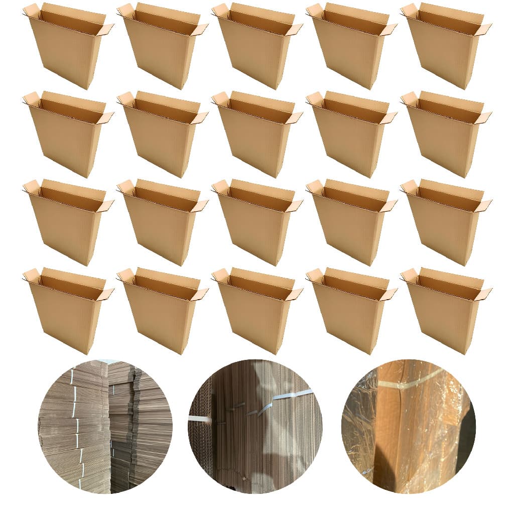 20 Unidades Caixa De Papelão Ondulado 55cm 8cm 47cm Mercado Envios Pac Sedex Correios