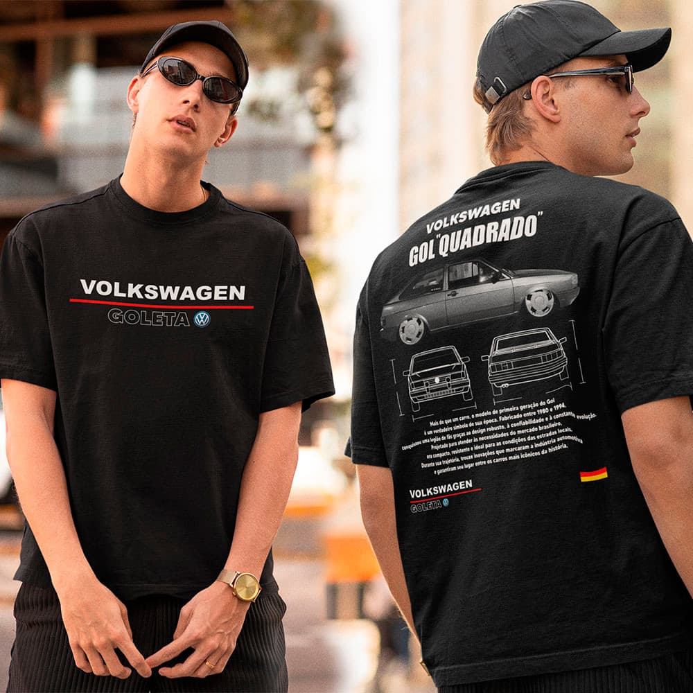 Camiseta Gol Quadrado 1994 Volkswagen Camisa Gol Tunado Turbo Personalizado Algodão Premium