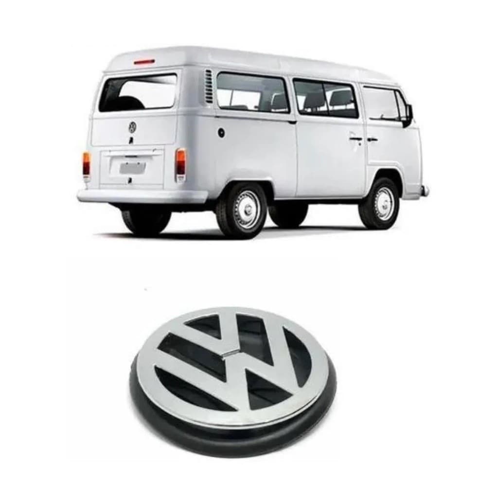 Emblema Tampa Traseira Mala Kombi Carat 1997 A 2006 Cromado