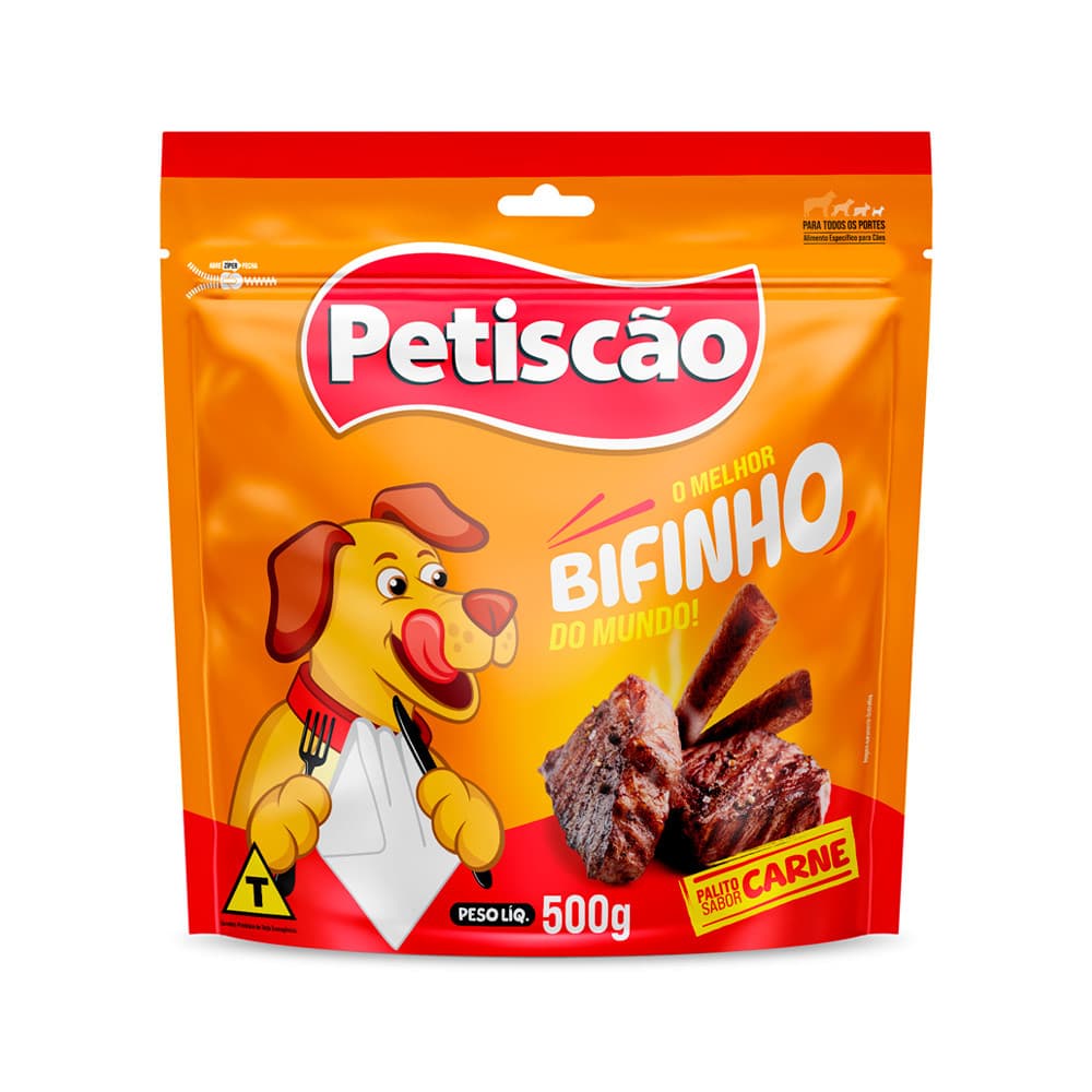 Bifinho Petiscão Sabores Carne 500gr Palito