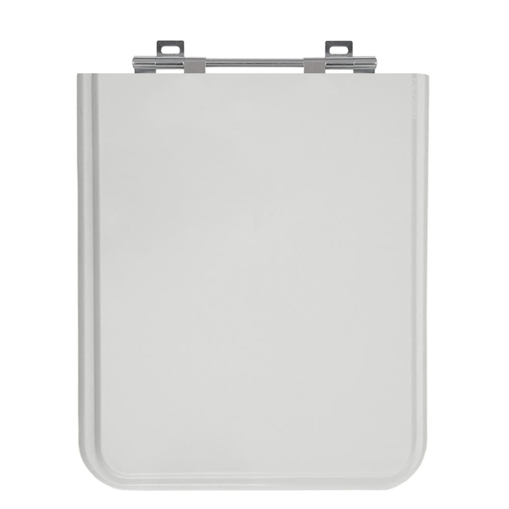 Tampa de Vaso Square Cinza Platina Bacia Incepa MDF Laqueado