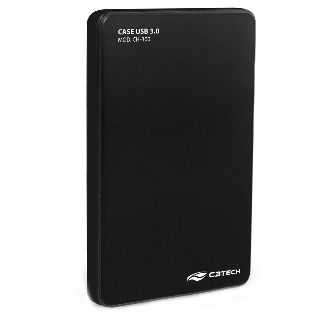 CASE PARA HD EXTERNO 2.5 USB 3.0 CH-300 BK C3TECH