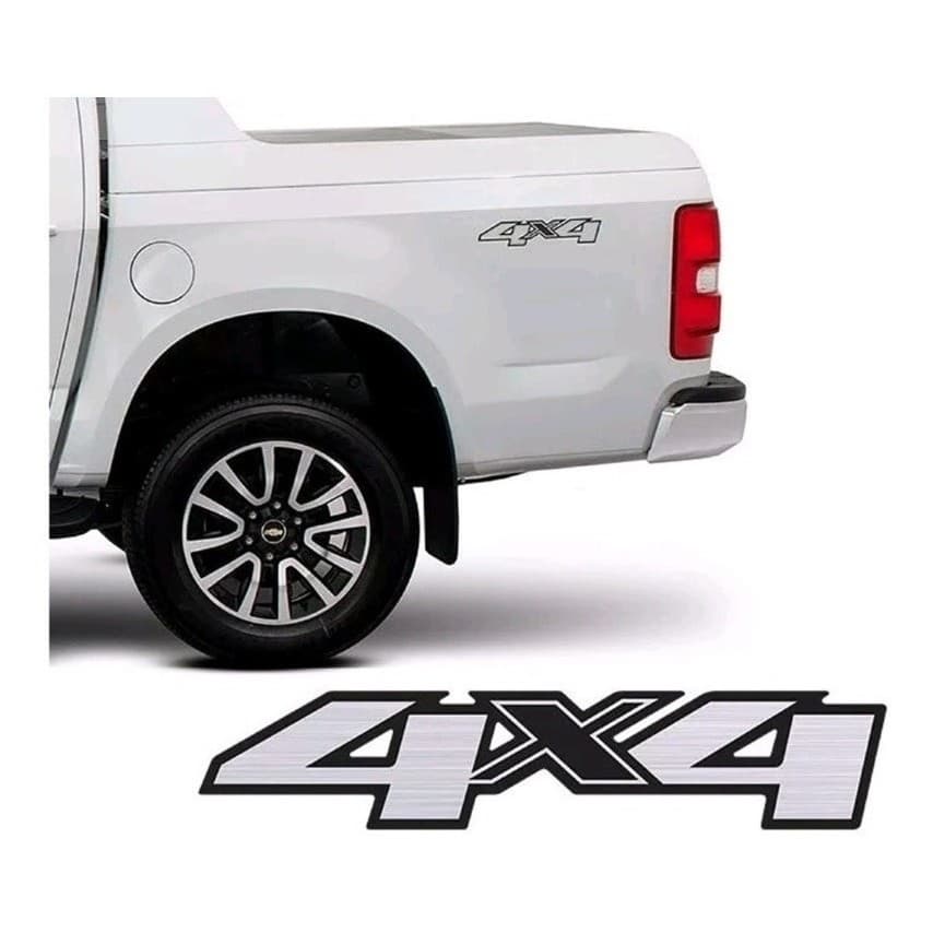 Adesivo 4x4 S10 Ltz High Country Blazer 13/19 Escovado