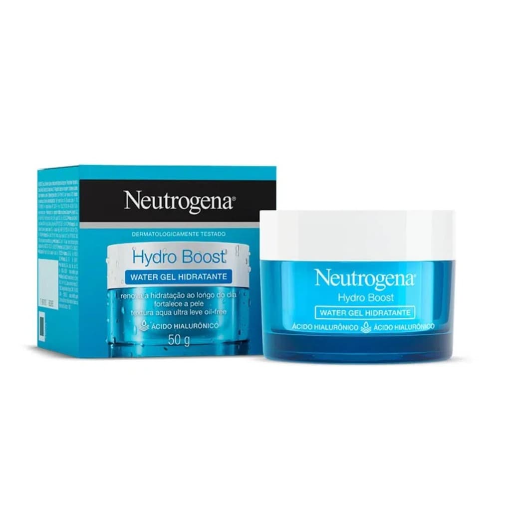 Neutrogena HidroBoost Water Gel Hidratante - 50g Hidratante Facial Diário Ácido Hialurônico Oil Free