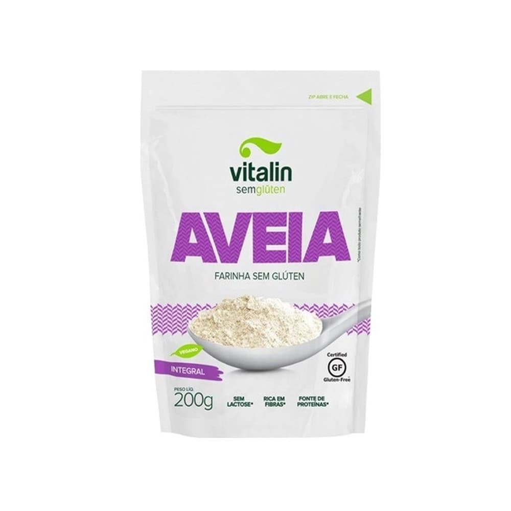 Aveia Farinha Integral 200g - Vitalin