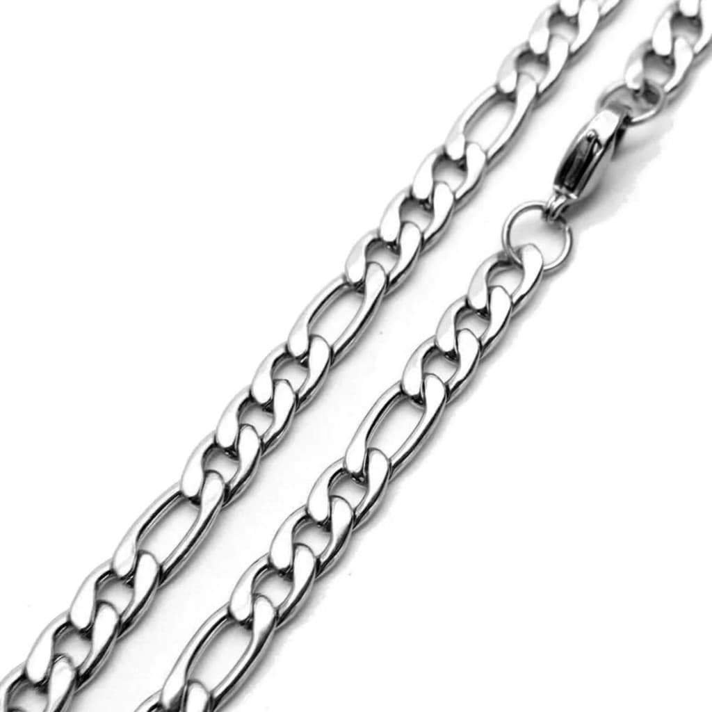 Corrente 2.5mm Aco Inox Prateada Grument 60 cm Masculina