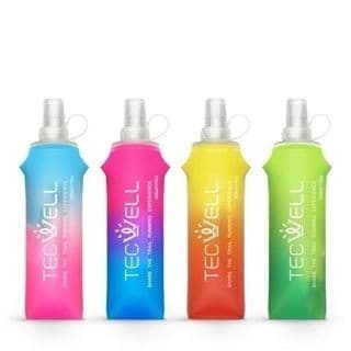 Garrafa 250ml 500ml Frasco Macio Dobrável BPA-Free Running Water Bottle para Esportes e Hiking