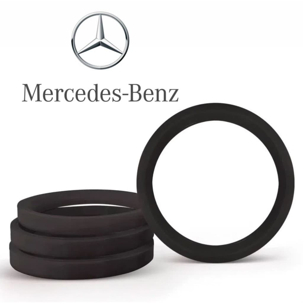 Kit 4 Anel Centralizador Mercedes De Rodas Esportiva Liga Leve 66,60mm