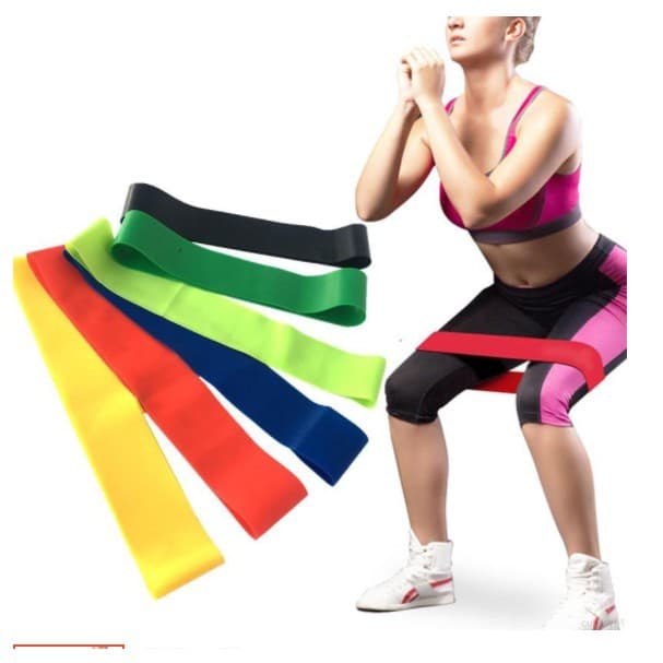 5 Mini Band Elastico Academia Fit Treino Funcional Exercício