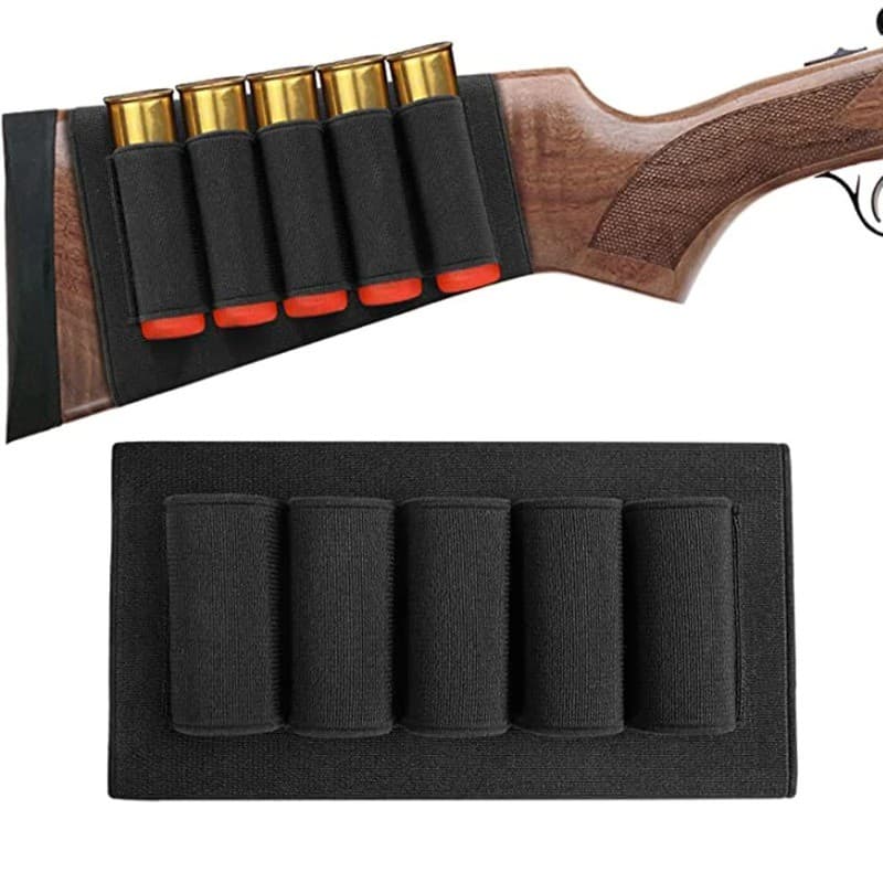 Caça Shotgun Cartucho Cinto Airsoft Tático 5 Escudo 12/20GA Bandolier Calibre Munição Titular Arma Acessórios