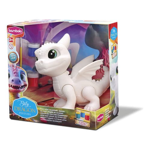 Brinquedo de Colorir e Pintar Infantil Baby Dragon Pintura 881 Bambola